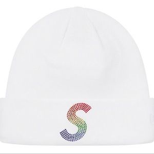 Supreme + New Era + Swarovski S Logo Beanie